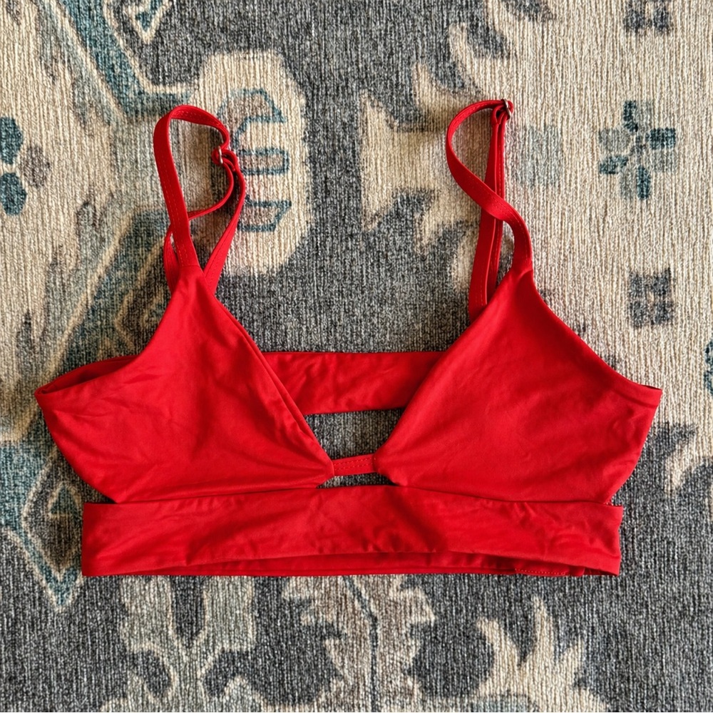 Red Tavik bikini top